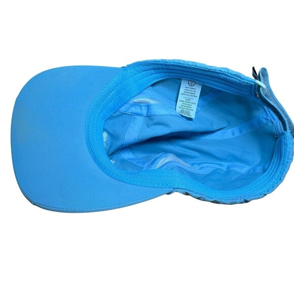 Womens Life is Good Breathable Blue Baseball Cap Hat Reflective Adjustable Strap - Picture 6 of 6